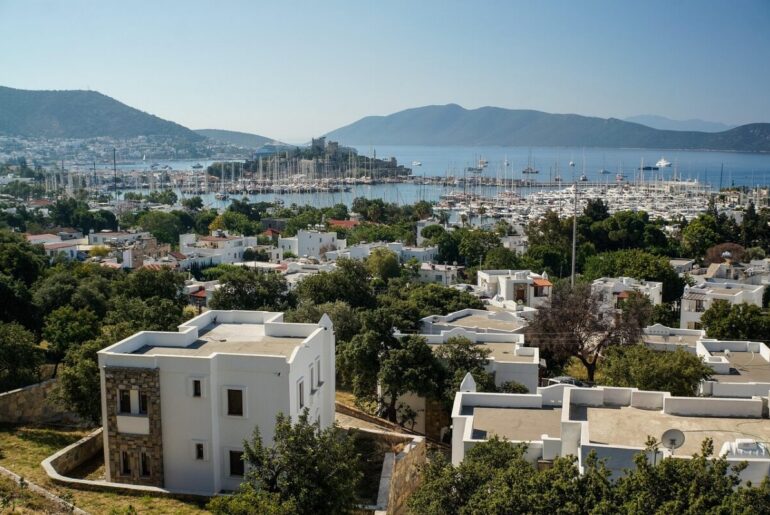 summer, nature, sea, vacation, holiday, landscape, blue, travel, journey, coast, bodrum, turkey, relax, outdoor, trip, town